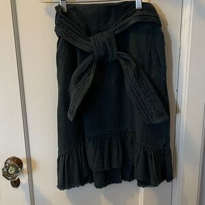 Pilcro Skirt with Bow Accent